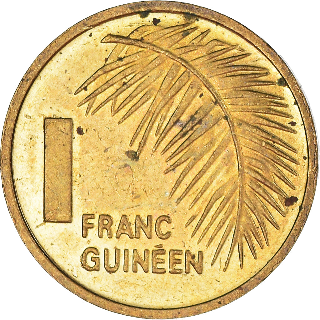 Monnaie, Guinée, Franc, 1985, TTB, Brass Clad Steel, KM:56