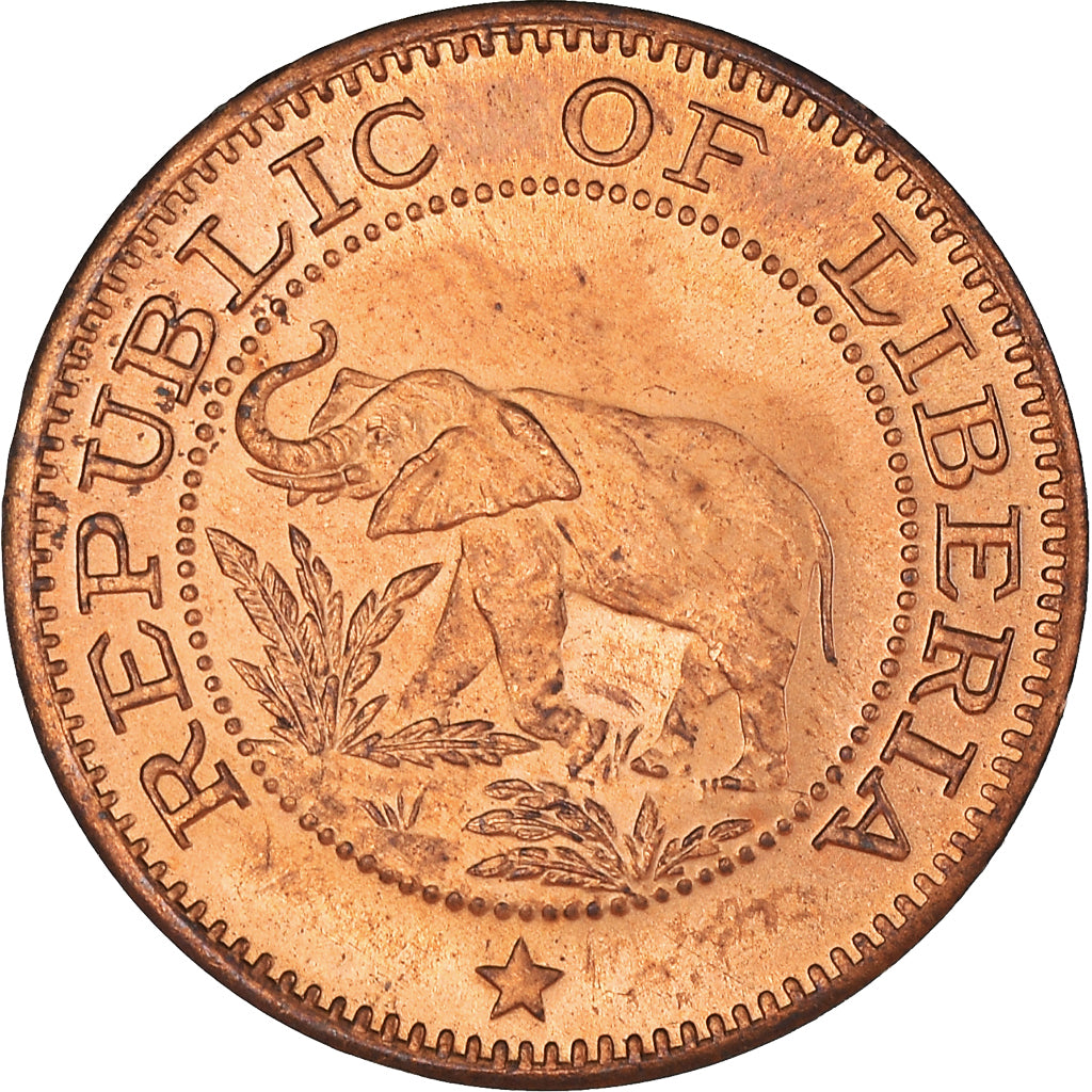 Moeda, Libéria, Cent, 1984, AU(55-58), Bronze, KM:13