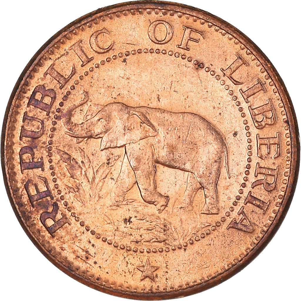 Moeda, Libéria, Cent, 1972, AU(55-58), Bronze, KM:13