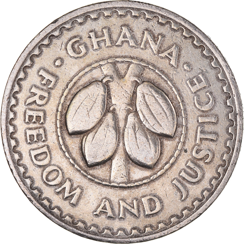 Monnaie, Ghana, 20 Pesewas, 1967, TB+, Cupro-nickel, KM:17