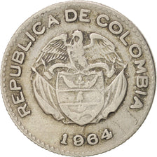 Coin, Colombia, 10 Centavos, 1964, Bogota, EF(40-45), Copper-nickel, KM:212.2