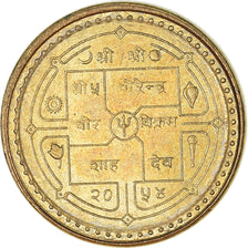 Monnaie, Népal, SHAH DYNASTY, Birendra Bir Bikram, Rupee, 1997, SUP, Laiton