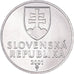 Moeda, Eslováquia, 20 Halierov, 2001, MS(60-62), Alumínio, KM:18