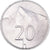 Moneta, Słowacja, 20 Halierov, 2001, MS(60-62), Aluminium, KM:18
