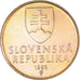 Monnaie, Slovaquie, 15th Century of Madonna and Child, Koruna, 1993, SUP+