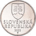 Münze, Slowakei, 2 Koruna, 2002, SS+, Nickel plated steel, KM:13