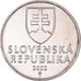 Monnaie, Slovaquie, 2 Koruna, 2002, TTB+, Nickel plaqué acier, KM:13