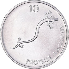 Monnaie, Slovénie, 10 Stotinov, 1992, SUP+, Aluminium, KM:7
