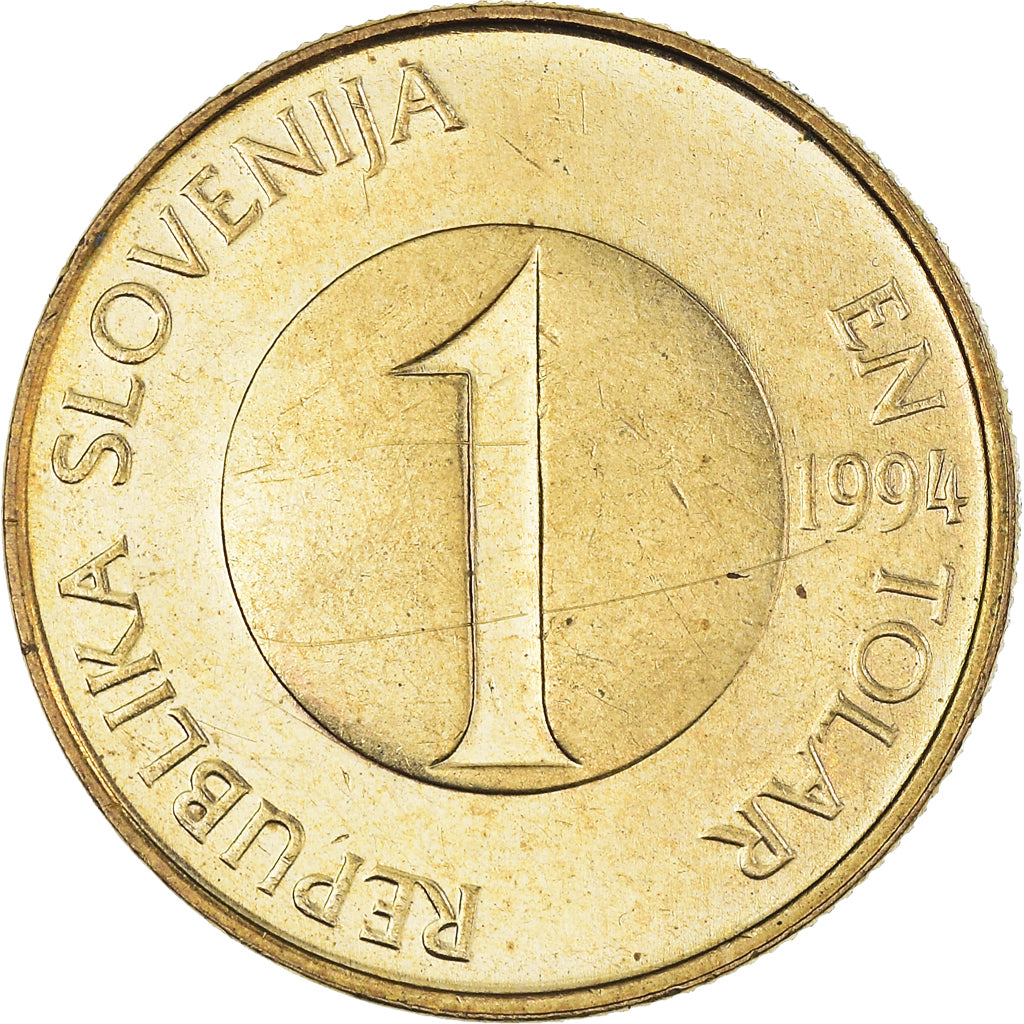 Monnaie, Slovénie, Tolar, 1994, TTB+, Nickel-Cuivre, KM:4