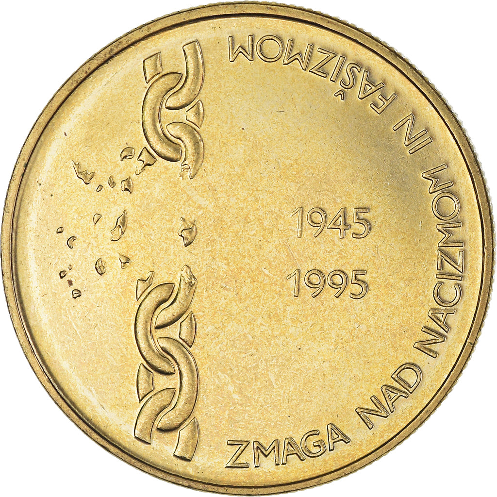 Monnaie, Slovénie, 5 Tolarjev, 1995, SUP, Nickel-Cuivre, KM:22
