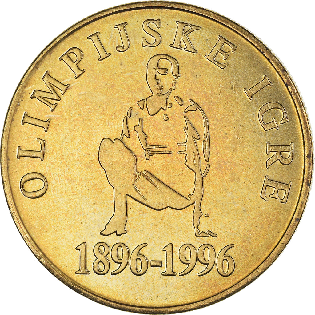 Monnaie, Slovénie, 5 Tolarjev, 1996, SUP, Nickel-Cuivre, KM:33