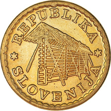 Coin, Slovenia, 0.02 Lipe, 1992, MS(64), Brass