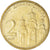 Moneta, Serbia, 2 Dinara, 2007, AU(50-53), Mosiądz niklowy