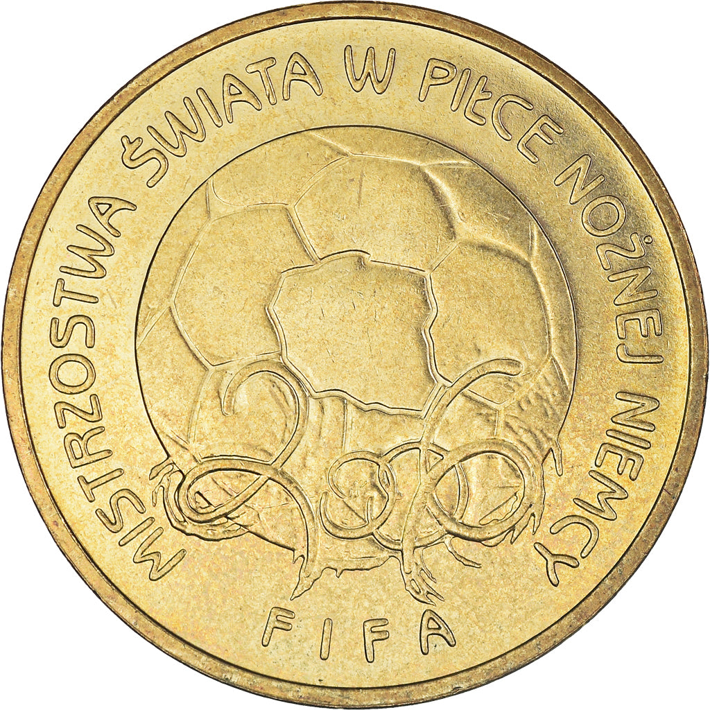 Moneta, Polska, 2 Zlote, 2006, Warsaw, AU(50-53), Mosiądz, KM:606