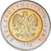 Moneta, Polska, 5 Zlotych, 1996, Warsaw, AU(50-53), Bimetaliczny, KM:284