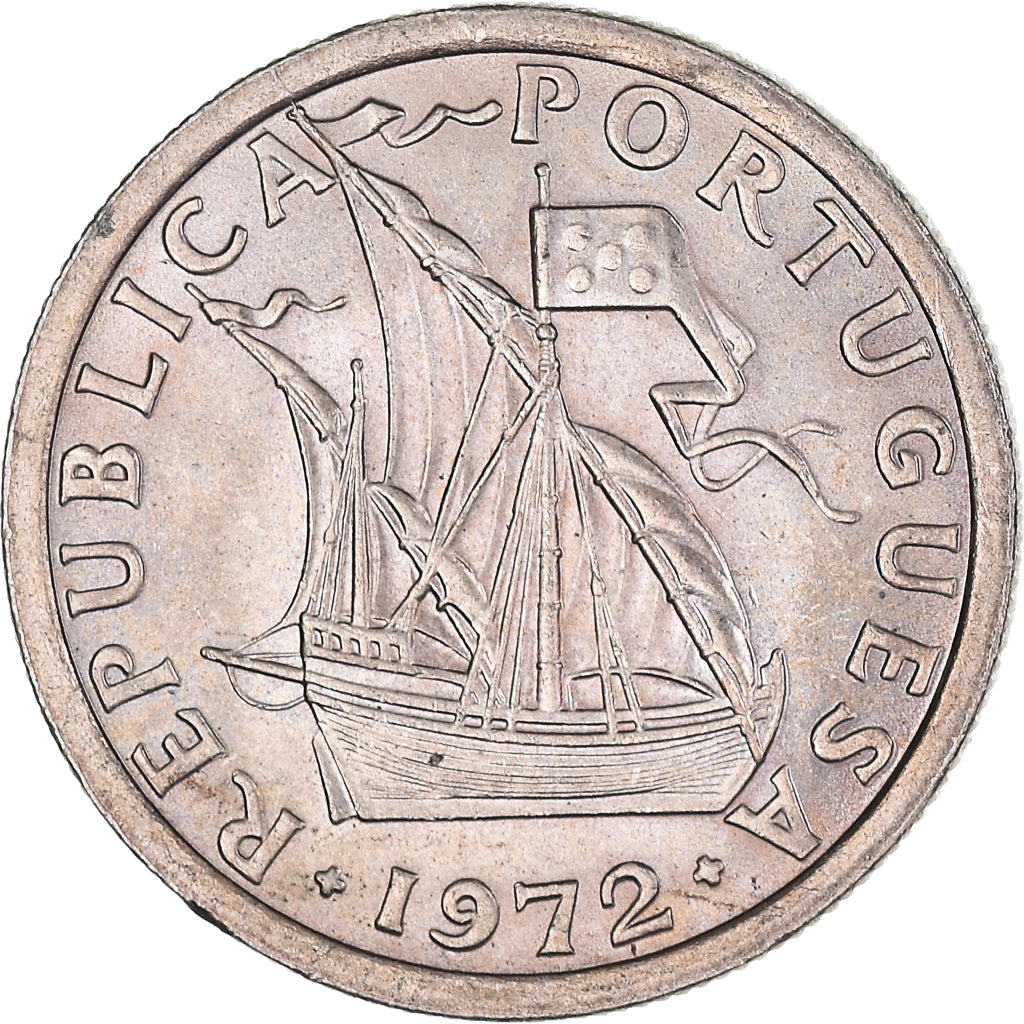 Monnaie, Portugal, 2-1/2 Escudos, 1972, SPL, Cupro-nickel, KM:590