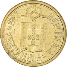 Moneda, Portugal, 10 Escudos, 1987, Warsaw, EBC, Níquel - latón, KM:633