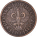 Moneda, Polonia, Grosz, 1930, Warsaw, MBC, Bronce, KM:8a