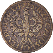 Monnaie, Pologne, 2 Grosze, 1923, Warsaw, TB+, Laiton, KM:9