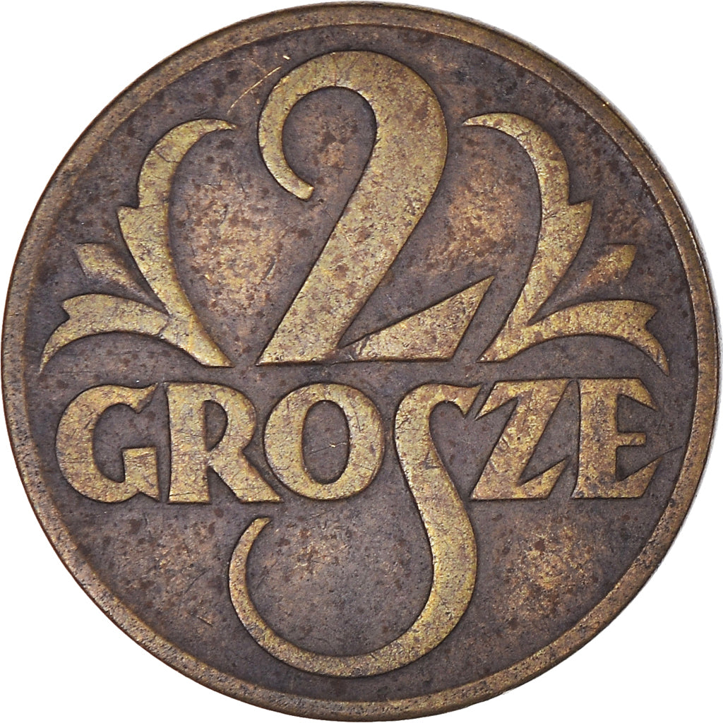 Monnaie, Pologne, 2 Grosze, 1923, Warsaw, TB+, Laiton, KM:9