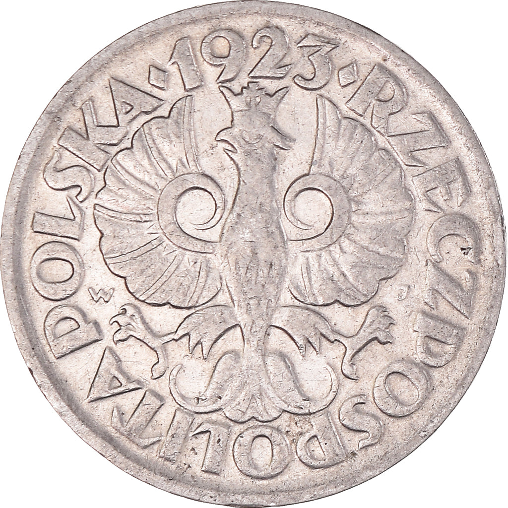 Munten, Polen, 10 Groszy, 1923, Warsaw, ZF+, Nickel, KM:11