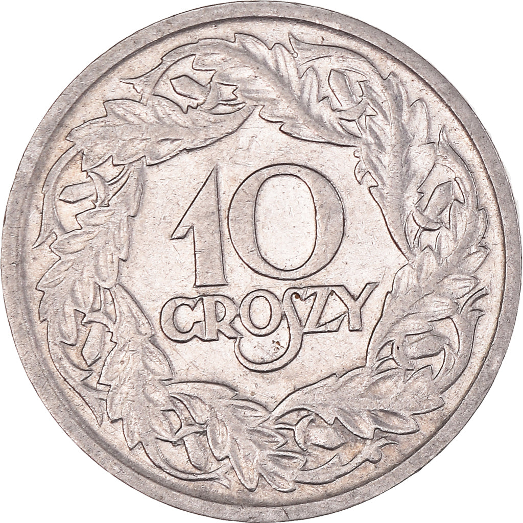 Munten, Polen, 10 Groszy, 1923, Warsaw, ZF+, Nickel, KM:11