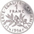 Moneta, Francja, Semeuse, Franc, 1994, Proof, MS(64), Nikiel, KM:925.2