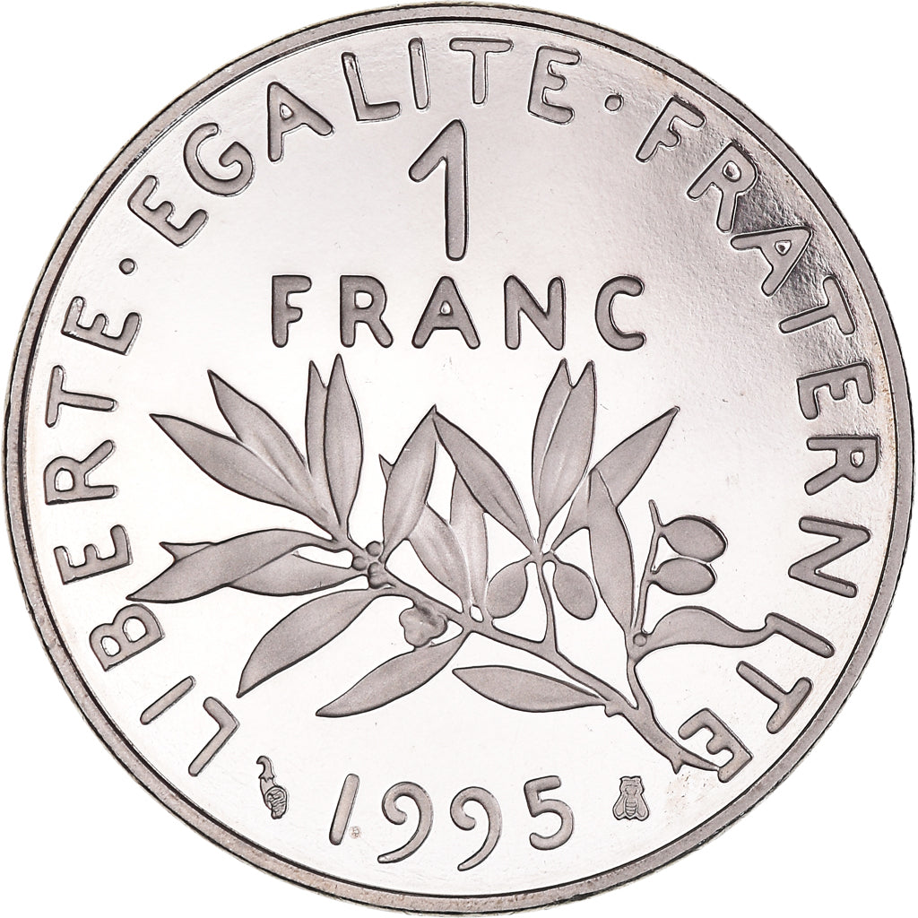 Monnaie, France, Semeuse, Franc, 1995, Paris, Proof, SPL+, Nickel, Gadoury:474b