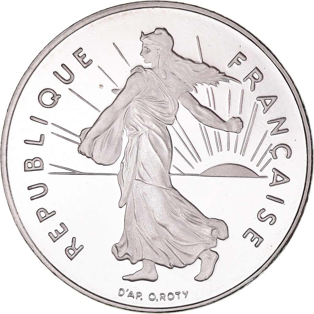 Munten, Frankrijk, Semeuse, Franc, 1999, Proof, FDC, Nickel, KM:925.2