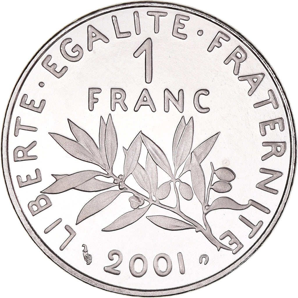 Monnaie, France, Franc, 2001, Paris, Proof, FDC, Nickel, Gadoury:474b