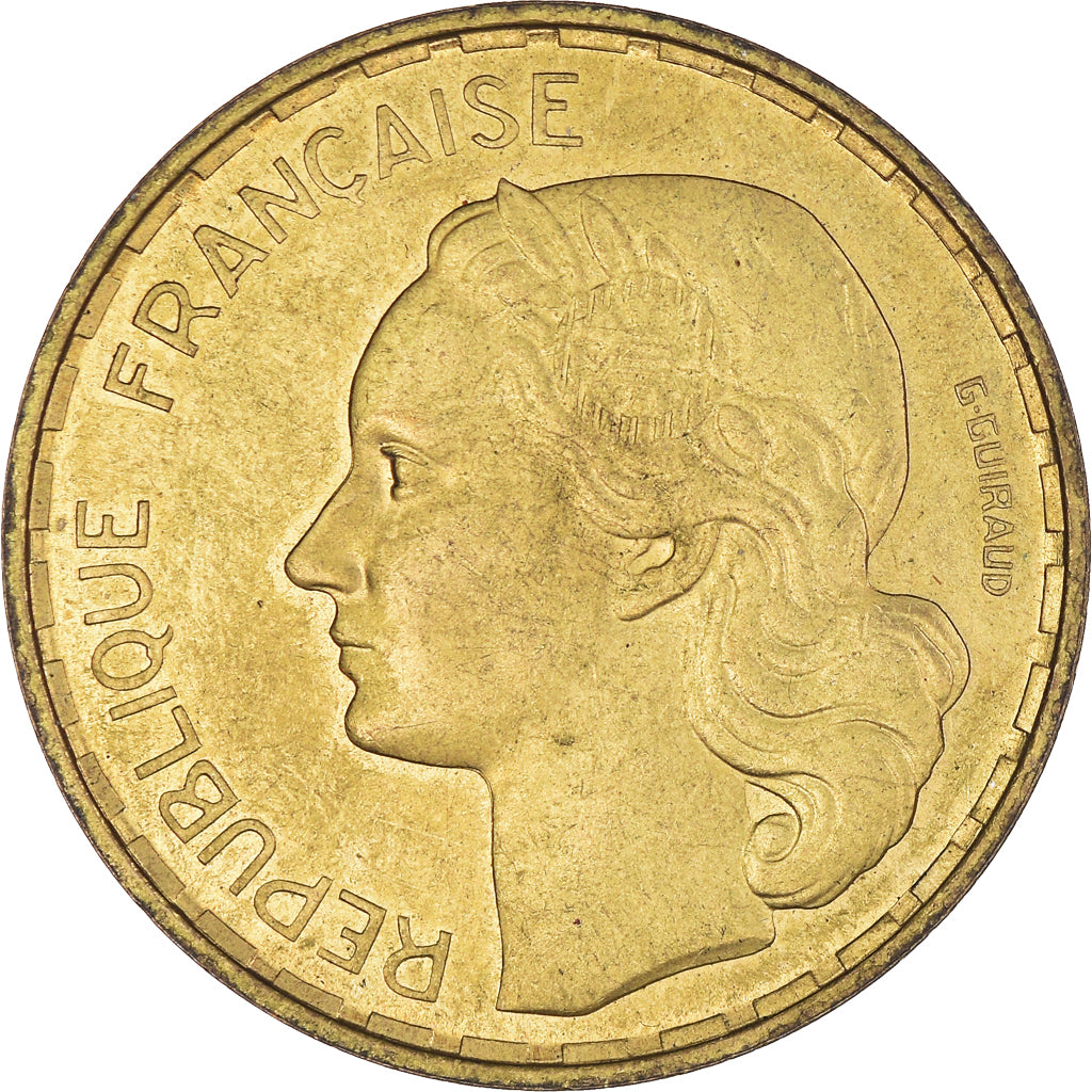 Moneda, Francia, Guiraud, 50 Francs, 1950, Paris, ESSAI, EBC, Aluminio - bronce