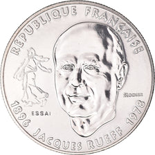 Monnaie, France, Jacques Rueff, Franc, 1996, Paris, ESSAI, SPL+, Nickel