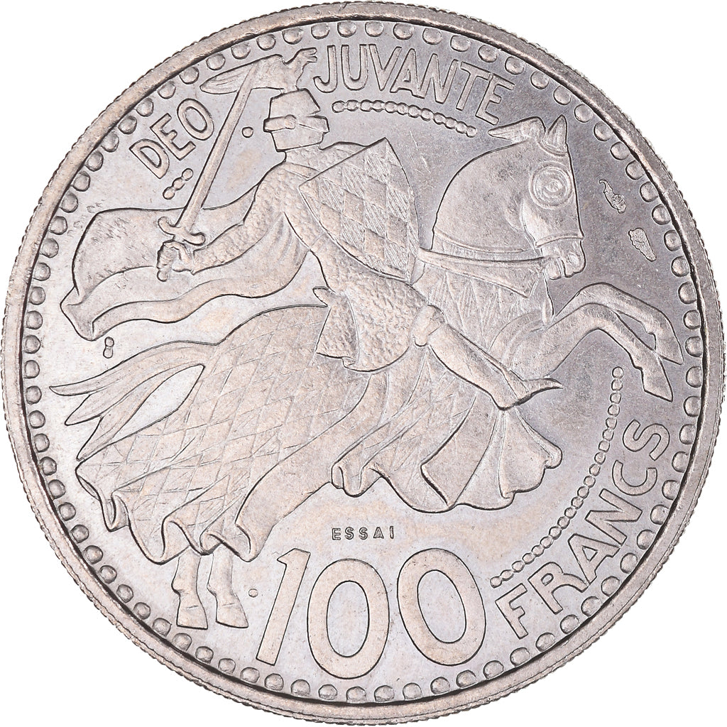 Monnaie, Monaco, Rainier III, 100 Francs, 1950, Paris, ESSAI, SPL, Cupronickel