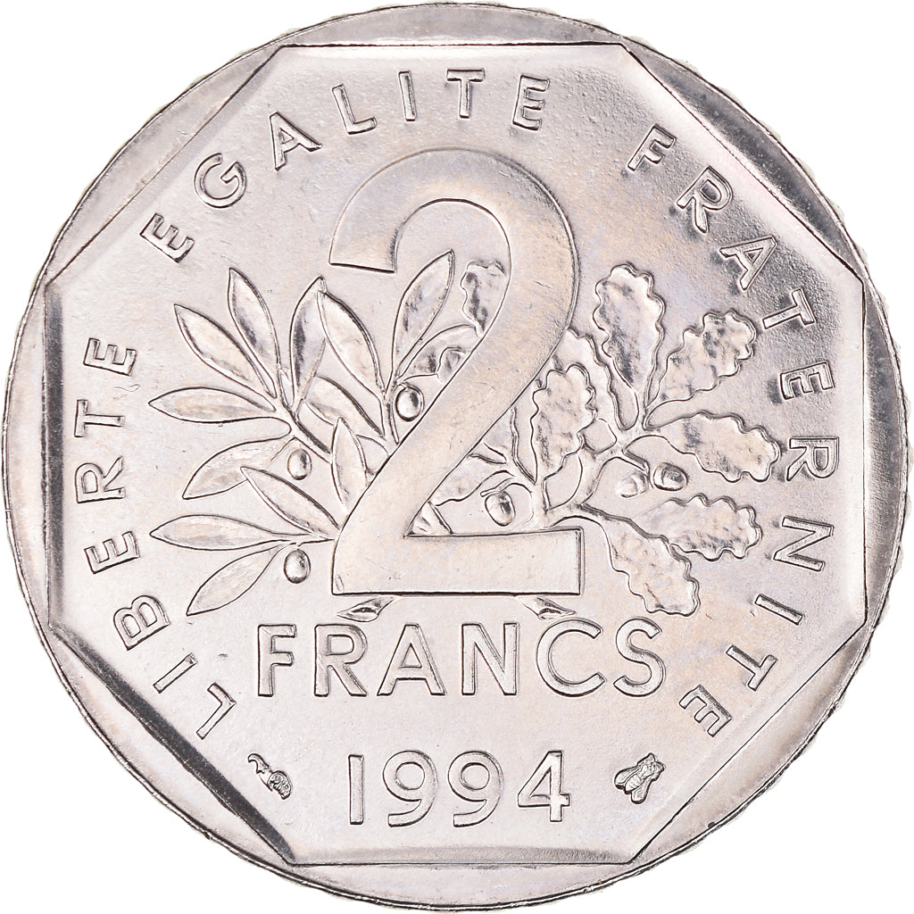 Monnaie, France, Semeuse, 2 Francs, 1994, Paris, SPL+, Nickel, Gadoury:547