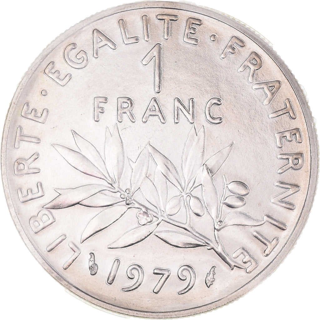Moneta, Francja, Semeuse, Franc, 1979, Paris, MS(65-70), Nikiel, KM:925.1