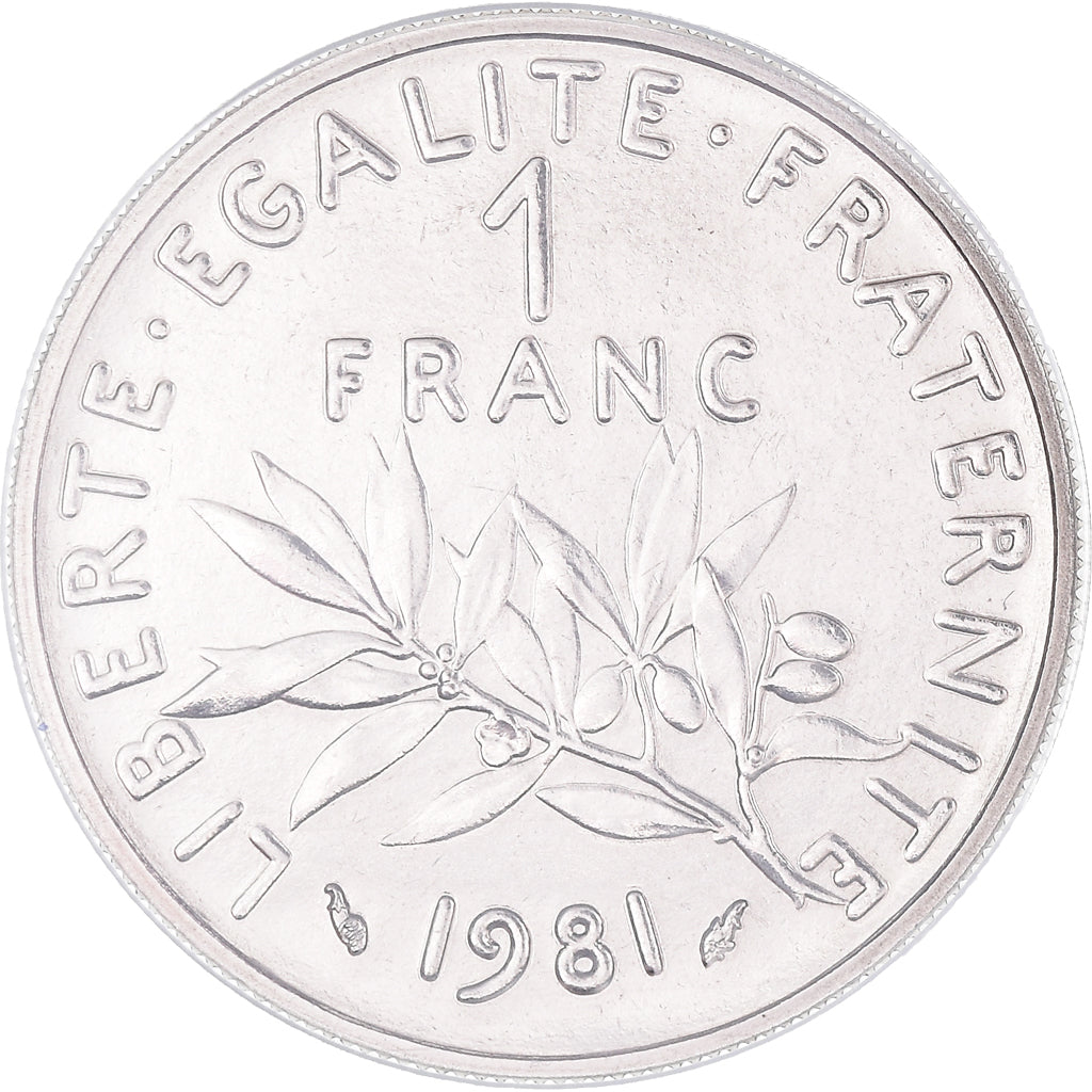 Monnaie, France, Semeuse, Franc, 1981, Paris, FDC, Nickel, Gadoury:474, KM:925.1