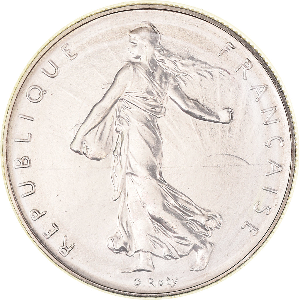 Moeda, França, Semeuse, Franc, 1984, Paris, MS(65-70), Níquel, KM:925.1