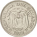 Moneda, Ecuador, 50 Centavos, Cincuenta, 1979, EBC+, Níquel recubierto de