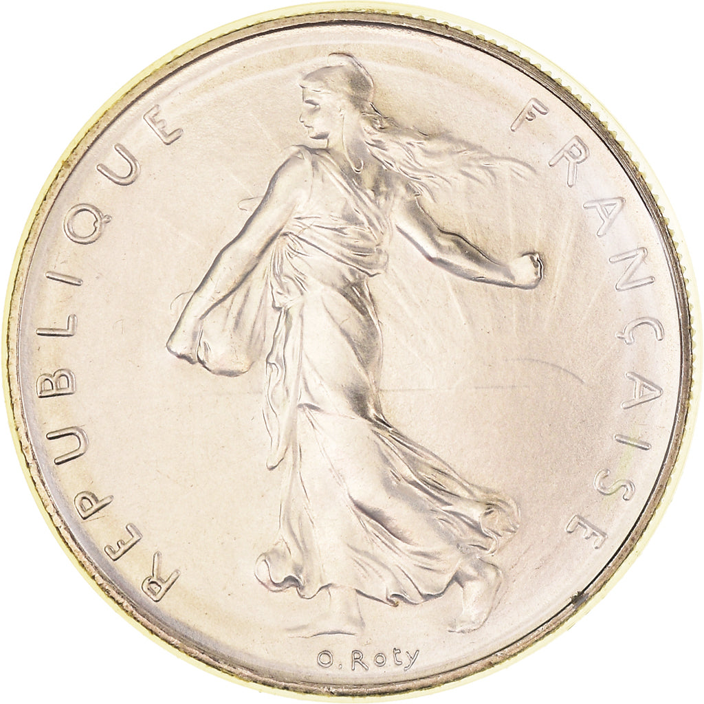 Moeda, França, Semeuse, Franc, 1987, Paris, MS(65-70), Níquel, KM:925.1