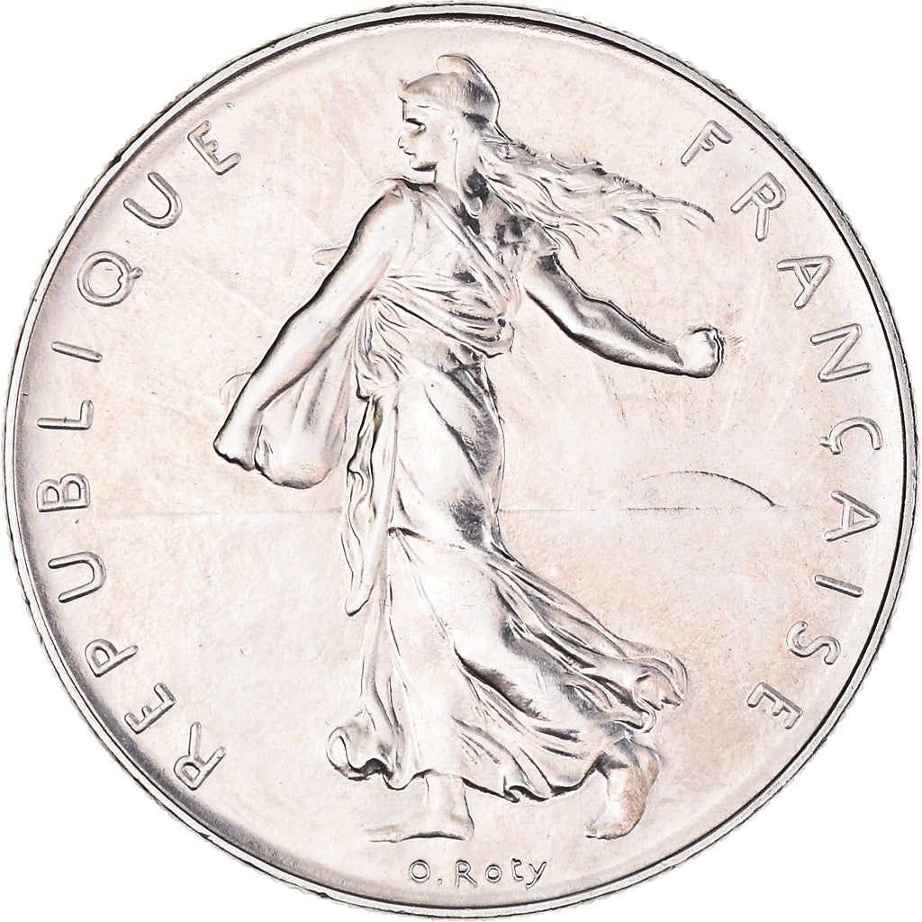 Moneta, Francja, Semeuse, Franc, 1988, Paris, MS(65-70), Nikiel, KM:925.1