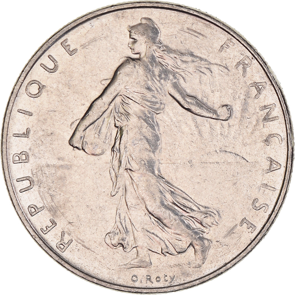 Moneta, Francja, Semeuse, Franc, 1994, Paris, AU(55-58), Nikiel, KM:925.1