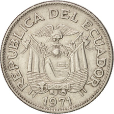 Coin, Ecuador, Sucre, Un, 1971, AU(50-53), Nickel Clad Steel, KM:78b