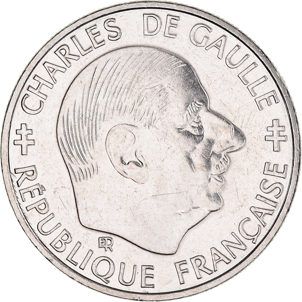 Moeda, França, Charles de Gaulle, Franc, 1988, Paris, sans différents, MS(63)