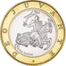 Moeda, Mónaco, Rainier III, 10 Francs, 1989, ENSAIO, MS(63), Bimetálico