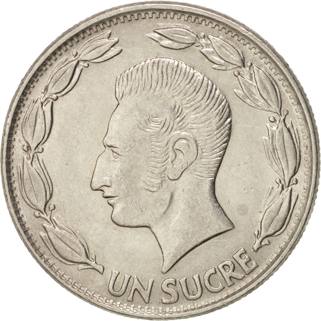 Coin, Ecuador, Sucre, Un, 1979, AU(55-58), Nickel Clad Steel, KM:78b