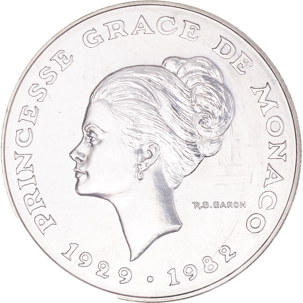 Monnaie, Monaco, 10 Francs, 1982, ESSAI, FDC, Argent, Gadoury:MC158, KM:E73
