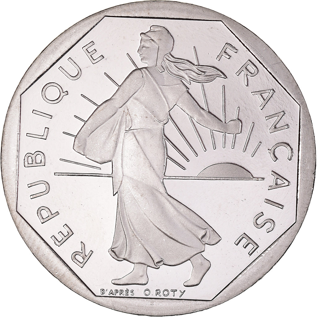 Coin, France, Semeuse, 2 Francs, 2000, Paris, Proof / BE, MS(65-70), Nickel