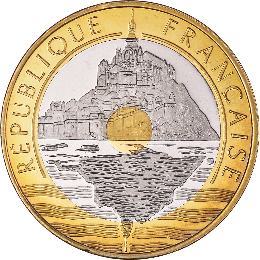 Monnaie, France, Mont Saint Michel, 20 Francs, 2000, Paris, Proof, FDC