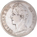 Moneda, Francia, Charles X, 5 Francs, 1827, Lyon, BC+, Plata, KM:728.4