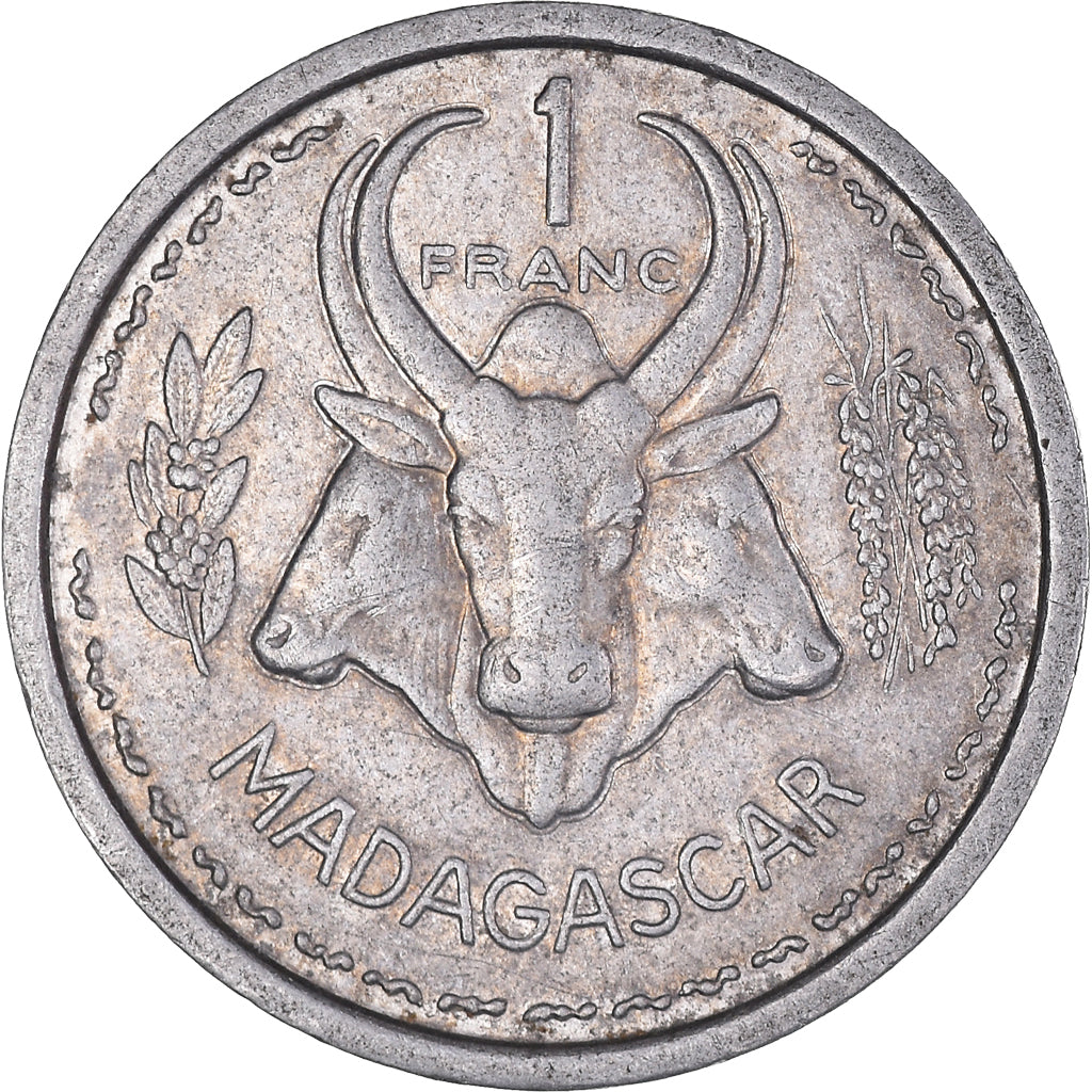 Monnaie, Madagascar, Franc, 1958, Paris, TTB+, Aluminium, KM:3